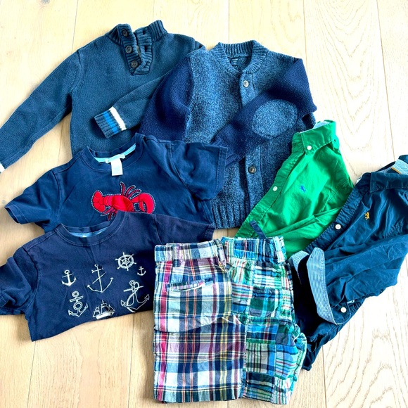 4T Boys Lot.  Gap. Janie & Jack. Lands End. Gymboree. Polo. Family photos! $4/ea - Picture 1 of 3